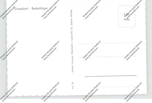 4000 DÜSSELDORF, Radschläger auf der Königsallee