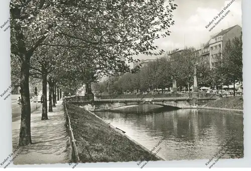 4000 DÜSSELDORF, Partie an der Königsallee, 1962