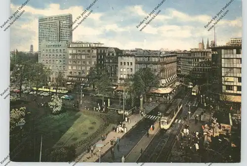 4000 DÜSSELDORF, Königsallee, Strassenbahn