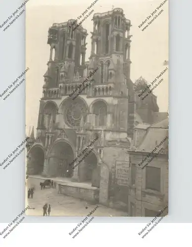 F 02020 LAON, Zerstörungen 1.Weltkrieg, Kathedrale, 18.09.1918, Photo-AK