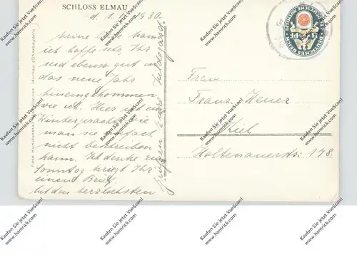 DEUTSCHES REICH - 1930, Michel 431, Nothilfe 8 + 4 Pf., AK Einzelfrankatur von Klais nach Kiel 1.1.1930