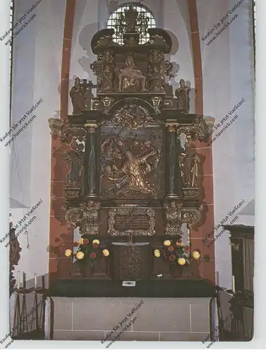 5553 ZELTINGEN, Pfarrkirche St. Stefanus, Hochaltar