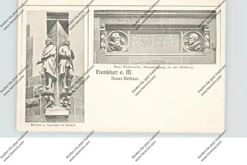 6000 FRANKFURT, Neues Rathaus, Haupteingang an der Südfront