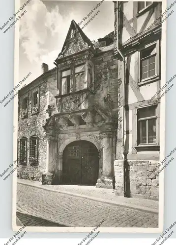 6320 ALSFELD, Minnigerode-Haus, Erker, 1955