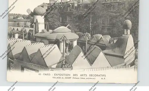 EXPO - 1925 PARIS, Exposition des Arts Decoratifs, Village de Jouet