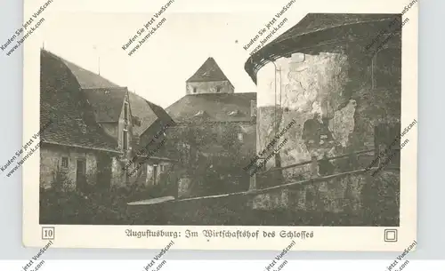 0-9382 AUGUSTUSBURG, Im Wirtschaftshof des Schlosses