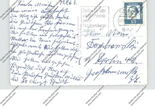 8494 WALDMÜNCHEN, Gruß aus, Landesgrenze zur CSSR - Wachttürme, Freibad, Perlhütte...1963