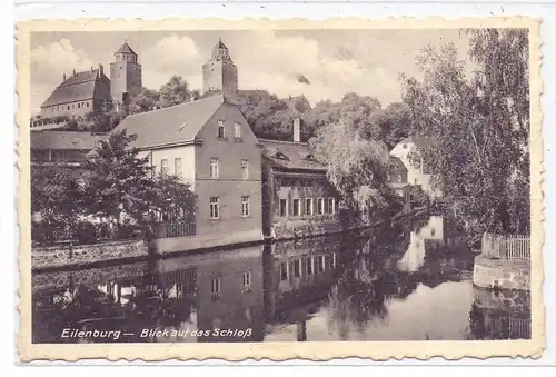 0-7280 EILENBURG, Blick auf das Schloß, 1938