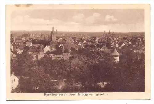 4350 RECKLINGHAUSEN, vom Herzogswall gesehen