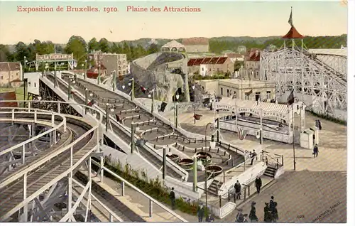 KIRMES / Fun Fair / Kermes / Fete Foraine / Luna Park - EXPO 1910 Brussel