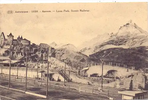KIRMES / Fun Fair / Kermes / Fete Foraine / Luna Park - Scenic Railway, 1930, World Expo Antwerpen