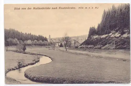 0-9651 MORGENRÖTHE - MULDENKRANZ, Blick von der Muldenbrücke