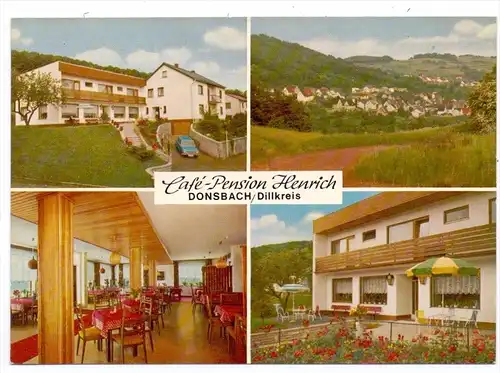 6340 DILLENBURG - DONSBACH, Cafe-Pension Henrich