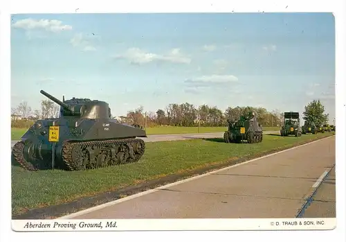MILITÄR - PANZER / Tank / Chars, M4 Sherman Medium Tank, Aberdeen Proving Ground