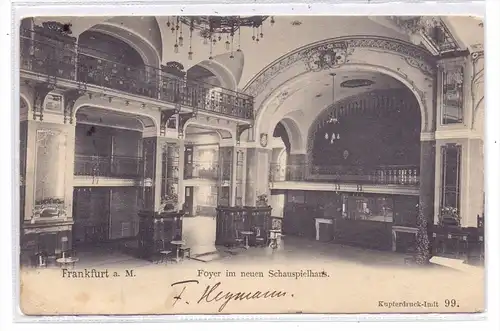 6000 FRANKFURT, Schauspielhaus, Foyer, 1903