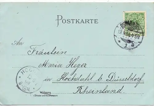 4500 OSNABRÜCK, Gesamt - Ansicht, 1898