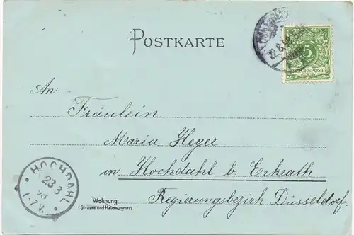 4500 OSNABRÜCK, Hasepartie, 1898