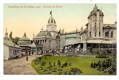 BRASIL / BRASILIEN, EXPO 1910 Brussel, Pavillon de Brasil