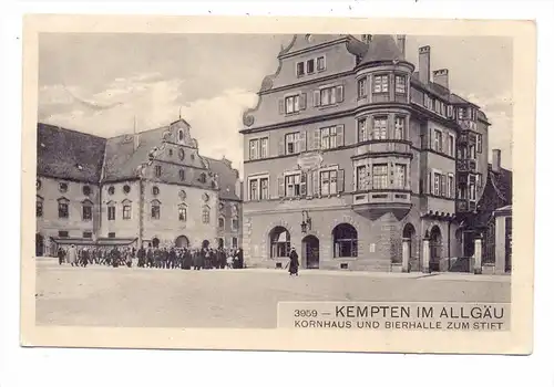 8960 KEMPTEN, Kornhaus und Bierhalle zum Stift