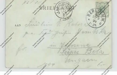 ZUID-HOLLAND - LEIDEN, Korenbeurs en Brug, 1899