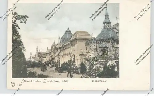 4000 DÜSSELDORF, EREIGNIS, Düsseldorfer Ausstellung 1902, Kunstpalast, handcoloriert