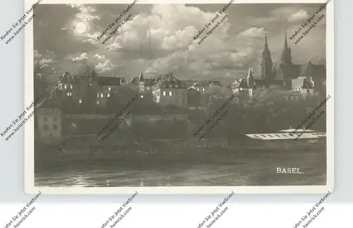 CH 4000 BASEL BS, Blick vom Rhein 1929