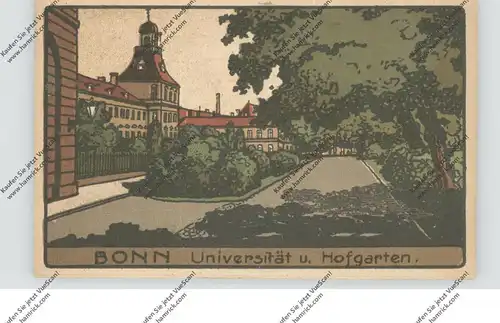 5300 BONN, Universität, Steindruck
