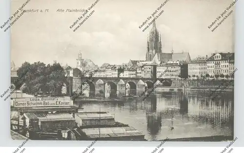 6000 FRANKFURT, Schwimmbäder an der alten Mainbrücke