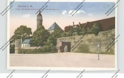 6230 HÖCHST, Stadtbefestigung, Zoll - und Schloßturm