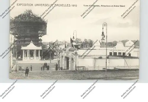 EXPO - 1910 BRUSSEL, Attractions, Schützenhalle, Rutschbahn...