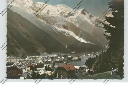 F 74400 CHAMONIX - MONT - BLANC, vue generale, 1949