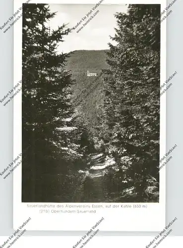 5960 OLPE - OBERHUNDEM, Sauerlandhütte, 1958