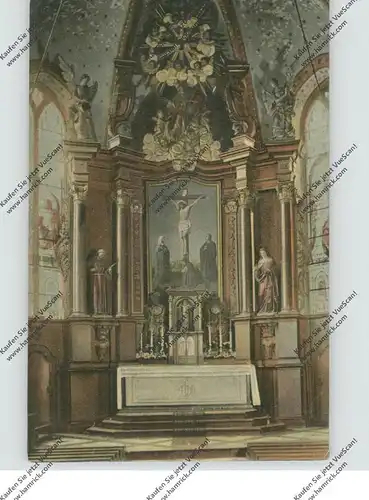 5620 VELBERT - NEVIGES, Hochaltar in der Wallfahrtskirche, 1910, Bahnpost