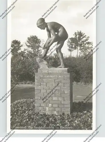 4000 DÜSSELDORF, Sandalenbinderin, Rheinpark