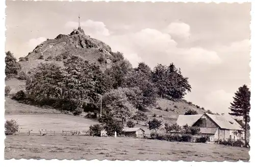 6412 GERSFELD, Wachtküppel, Landpost-Stempel "16 Bodenhof-Wachtküppel über Gersfeld", 195..