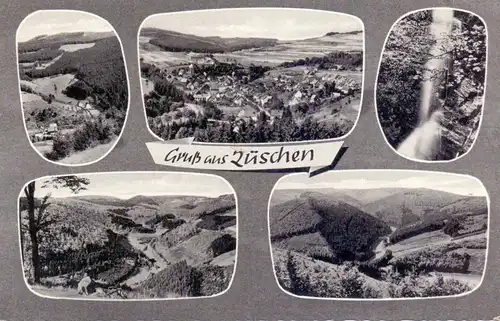 5788 WINTERBERG - ZÜSCHEN, Mehrbild - AK, 60er Jahre