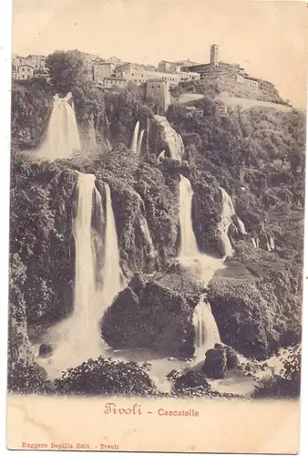 I 00019 TIVOLI, Cascatelle, ca. 1900