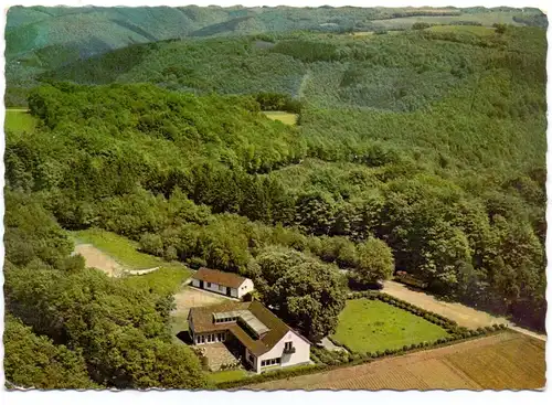 5885 SCHALKSMÜHLE - DAHLERBRÜCK, NFH Naturfreundehaus "Am Sommerhagen", Luftaufnahme