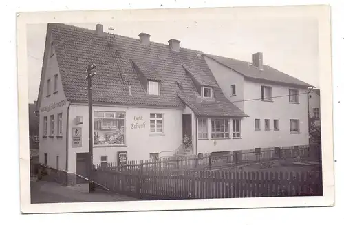 3549 WOLFHAGEN - IPPINGHAUSEN, Bäckerei / Cafe Schaub, Photo-AK, Druckstelle