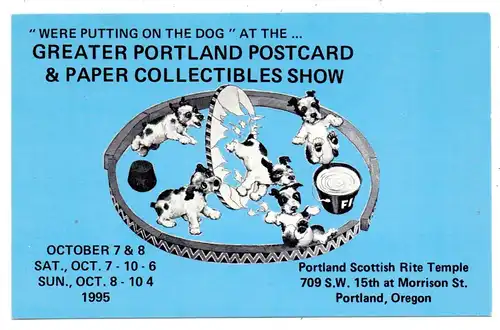Greater Portland Postcard Show & Paper Collectibles Show, 1995, Puppies