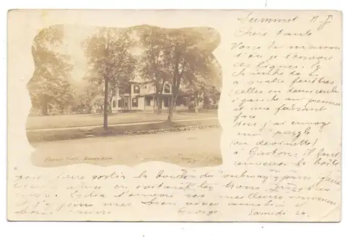 USA - NEW JERSEY - SUMMIT - Franklin Place, Photo pc., 1906