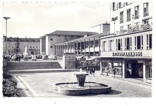 6380 BAD HOMBURG, Kreissparkasse, Hotel Prinz von Homburg, Kurhaus, 1962