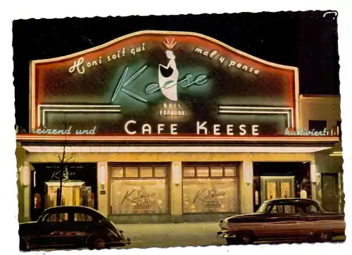 2000 HAMBURG - SANKT PAULI, Cafe Keese, 1958, FORD, VW Käfer