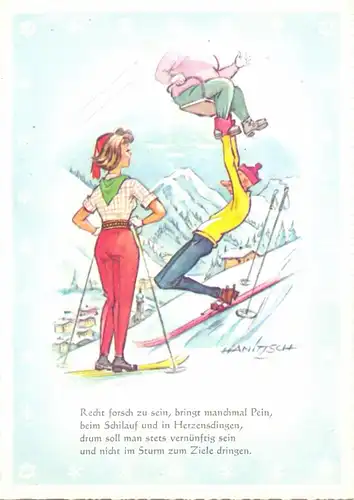 SPORT - SKILAUFEN - Humor