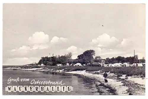 2342 GELTING - WACKERBALLIG, Campingplatz, 196...