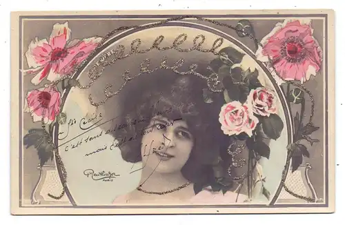 PHOTO - REUTLINGER, 1904, Glitzer / Glimmer / Paillete