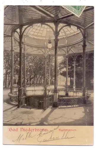 F 67110 NIEDERBRONN LES BAINS / BAD NIEDERBRONN, Kurbrunnen1903