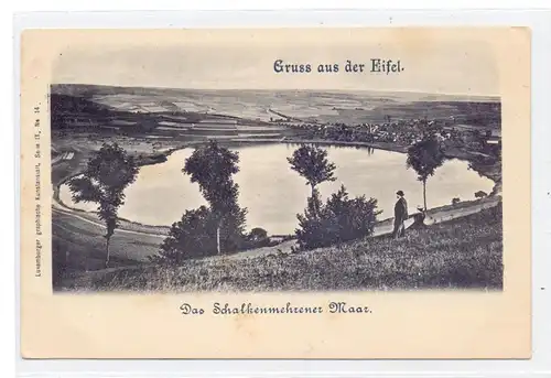 5568 DAUN, Schalkenmehrener Maar, Bernhoeft, ca. 1898