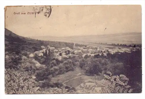 5500 TRIER - ZEWEN, Ortsansicht, 1921