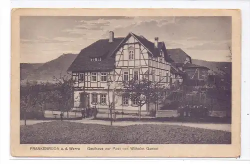 0-5901 FRANKENRODA, Gasthaus zur Post, Wilhelm Gunkel